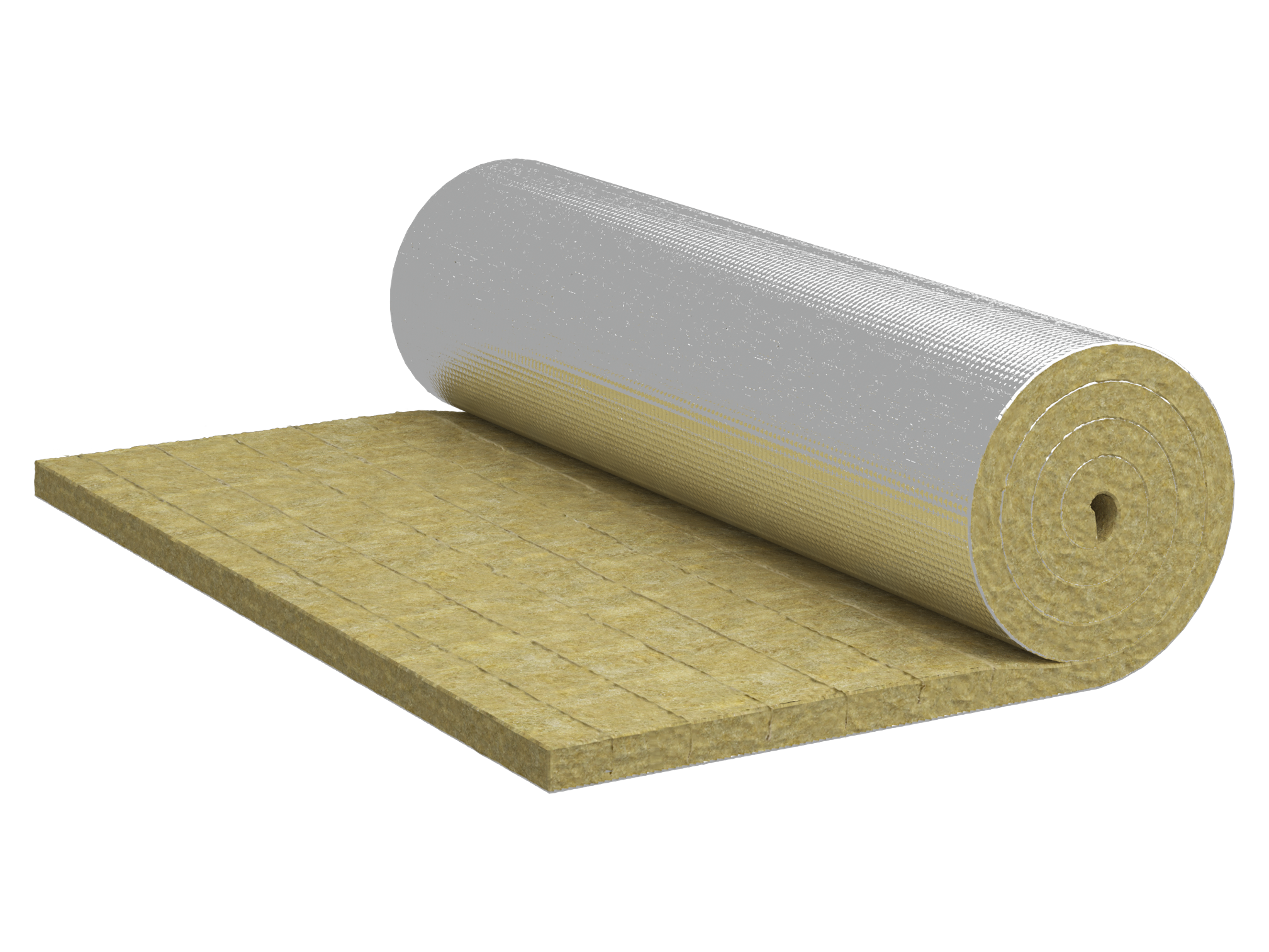 ROCKWOOL Lamelmåtte (Alu) 100 mm