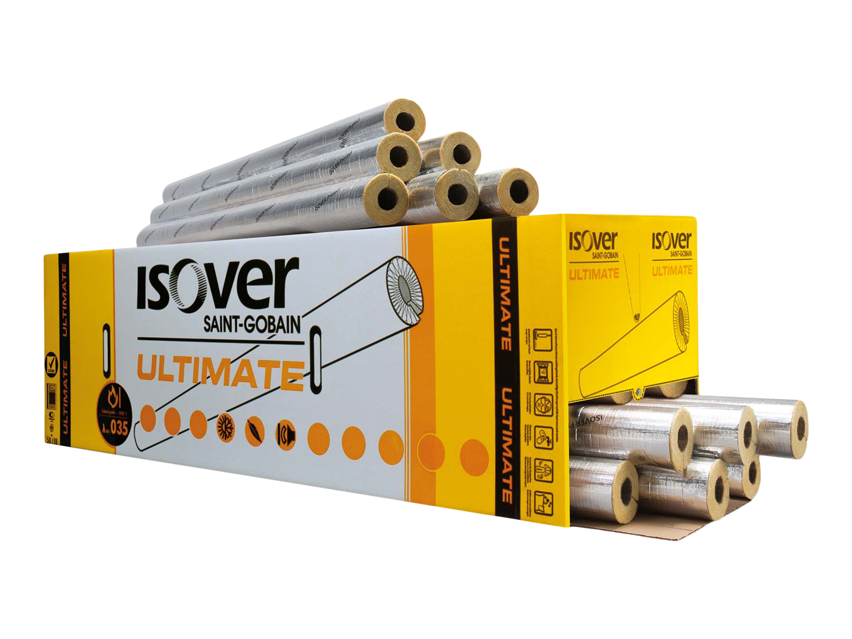 ISOVER U Protect Pipe Section Alu2 (S1000) 42/40