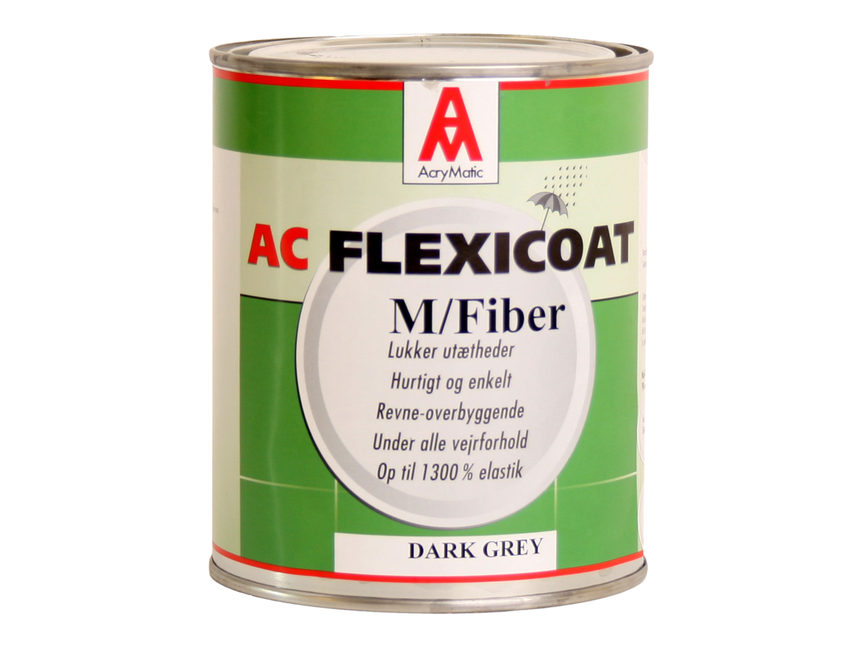 AcryMatic Flexicoat Fiber 1lrt grå